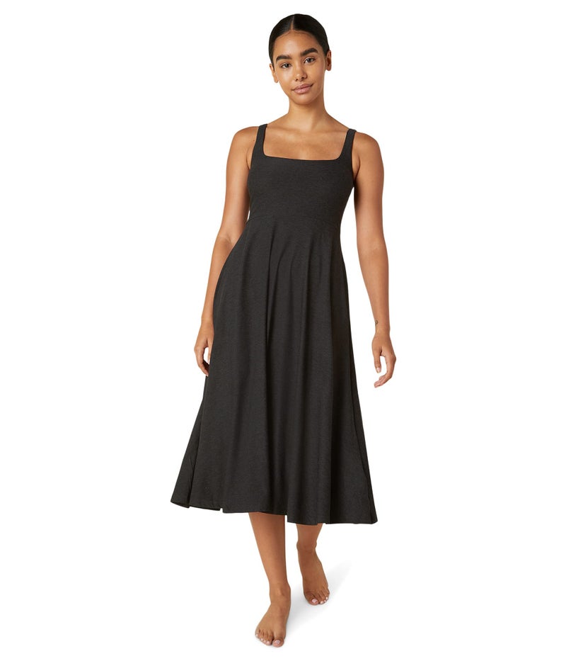 Beyond Yoga Women's Featherweight At The Ready Square Neck Dress, Darkest Night, Medium - Image 1