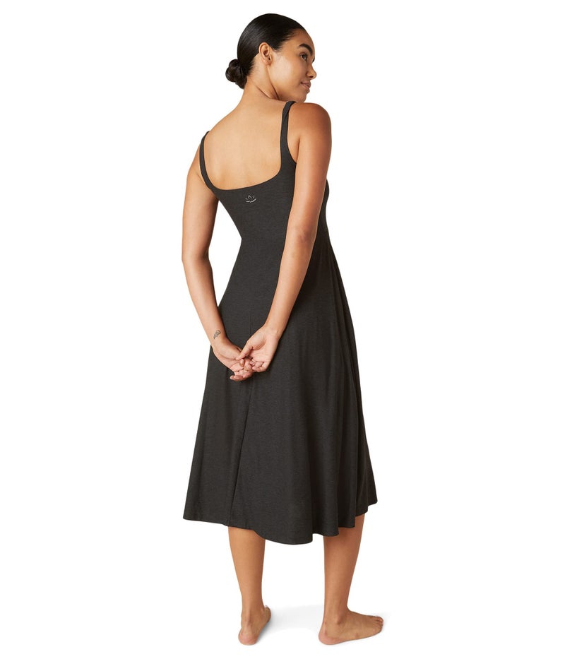 Beyond Yoga Women's Featherweight At The Ready Square Neck Dress, Darkest Night, Medium - Image 3