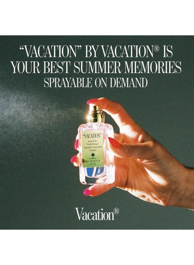VACATION Sunscreen Eau de Toilette, Beach Coconut Perfume, Unisex Scent of Sunscreen & Summer, Travel Size, 1 Fl. Oz. - Image 5
