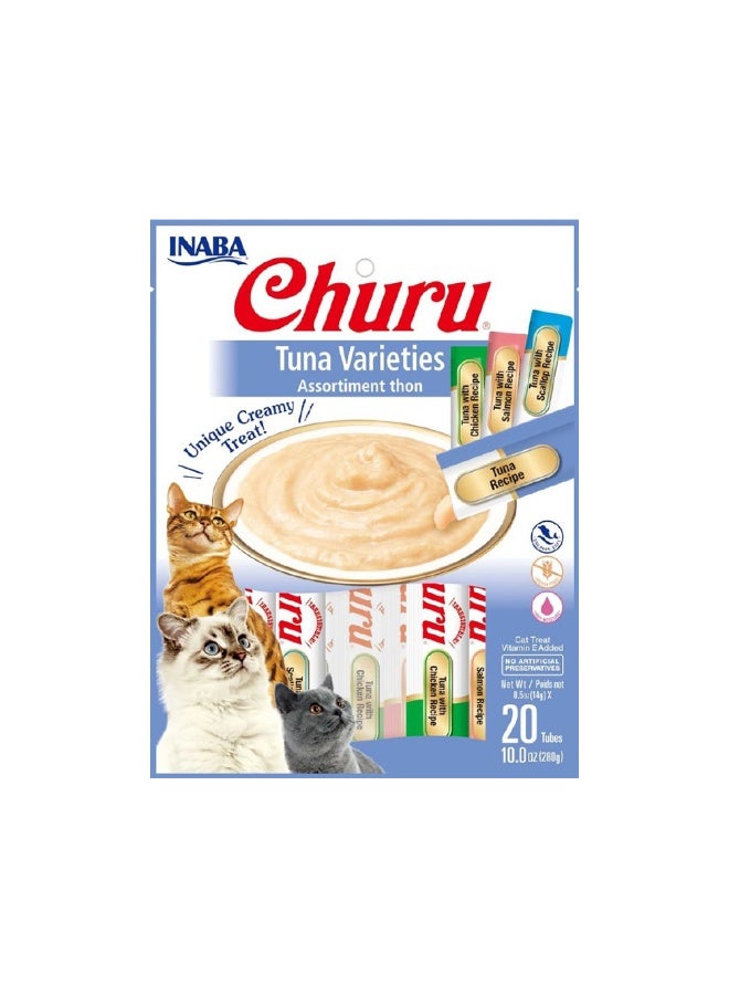أنابا تشورو قط تونة متنوعة، 14 جرام × 20 أنبوب