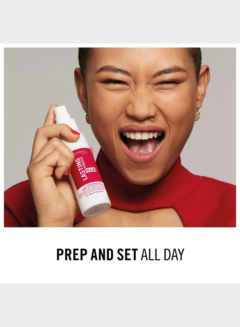 RIMMEL LONDON Rimmel 2 in 1 Primer & Makeup Setting Spray, 100ml