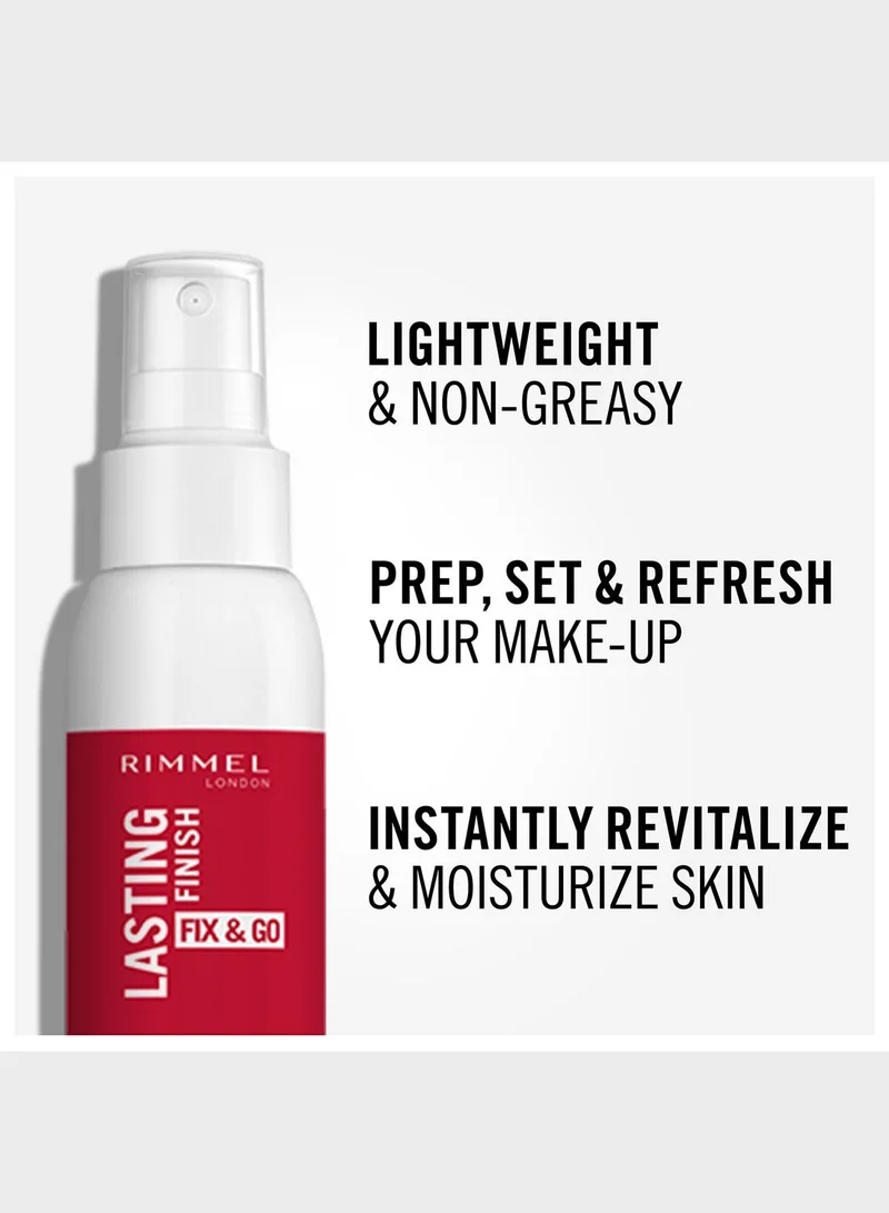 RIMMEL LONDON Rimmel 2 in 1 Primer & Makeup Setting Spray, 100ml