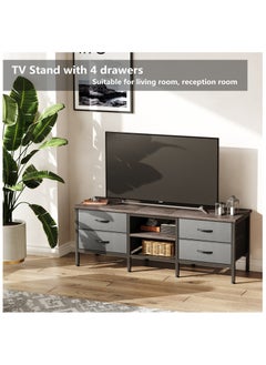 HXDream Tv Table,TV Cabinet,TV Stand with 4 drawers,Suitable for living room, reception room  - Image 2