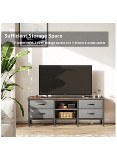 HXDream Tv Table,TV Cabinet,TV Stand with 4 drawers,Suitable for living room, reception room  - Image 3