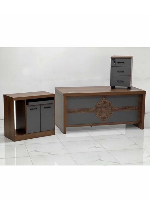 مكتب منزلي مع درج ومكتب كمبيوتر 140*60*75 سم