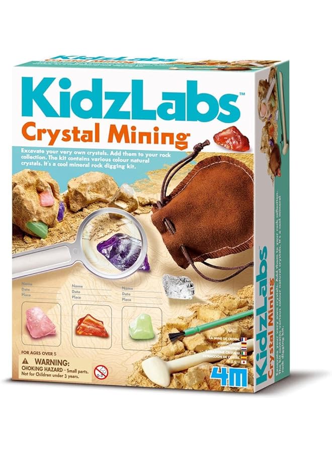 4m Kidz Labs Crystal Mining Kit - Image 1