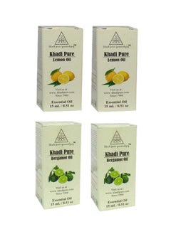 Khadi Pure Bergamot & Lemon Essential Oil 15 Ml (Pack Of 4)  - Image 2