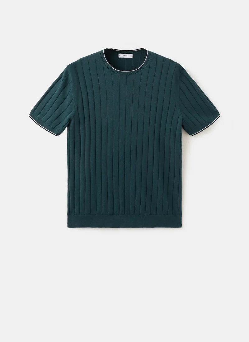 Mango Man  Fine Jersey 100% Cotton T-Shirt for Men | Best Price UAE