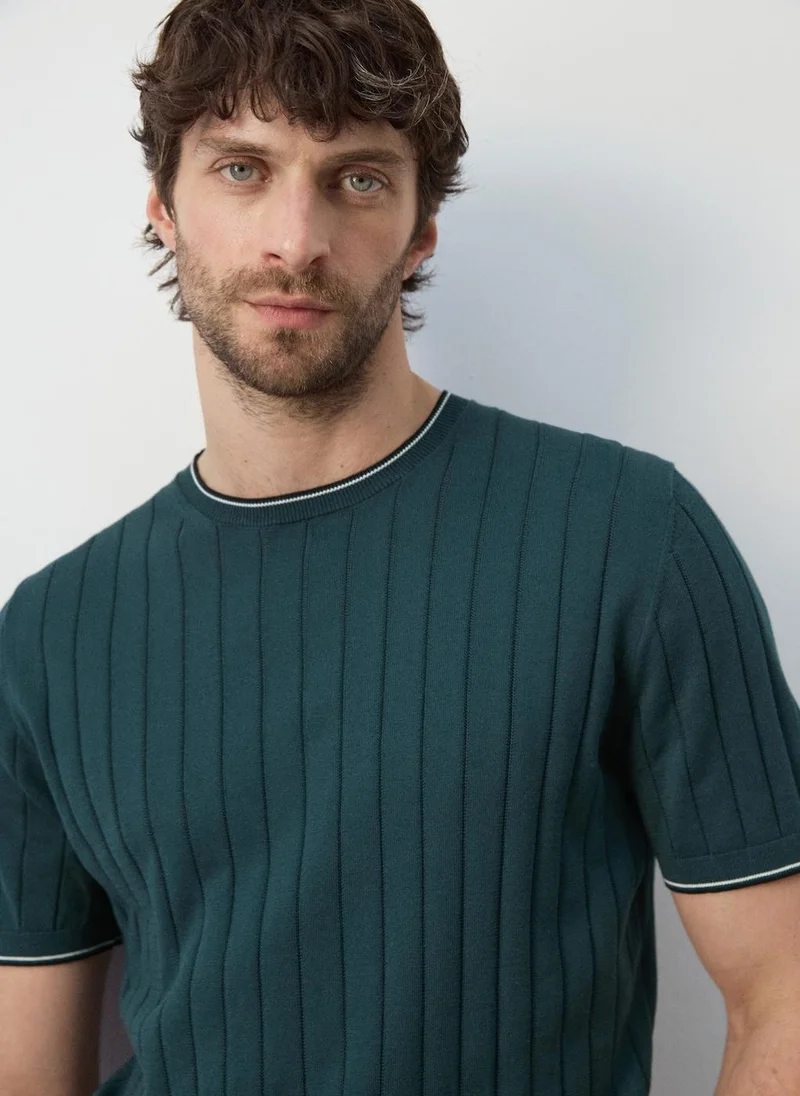 Mango Man  Fine Jersey 100% Cotton T-Shirt for Men | Best Price UAE