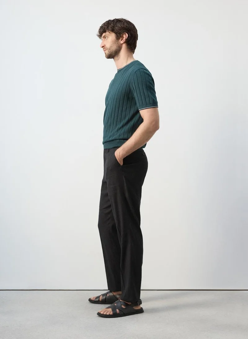 Mango Man  Fine Jersey 100% Cotton T-Shirt for Men | Best Price UAE