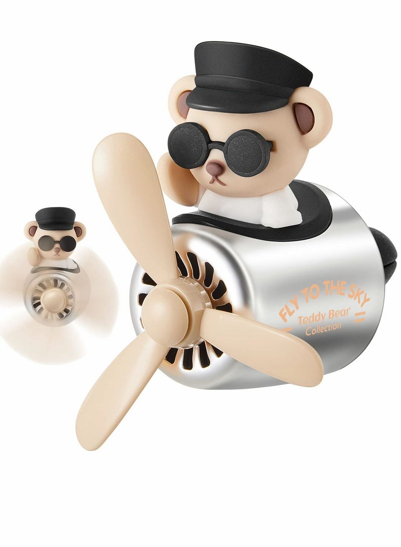 شو وو Car Air Fresheners, Cartoon Bear Diffuser for Outlet, Cute Aromatherapy Auto Parts Suitable Interior Decoration Unisex - Image 1