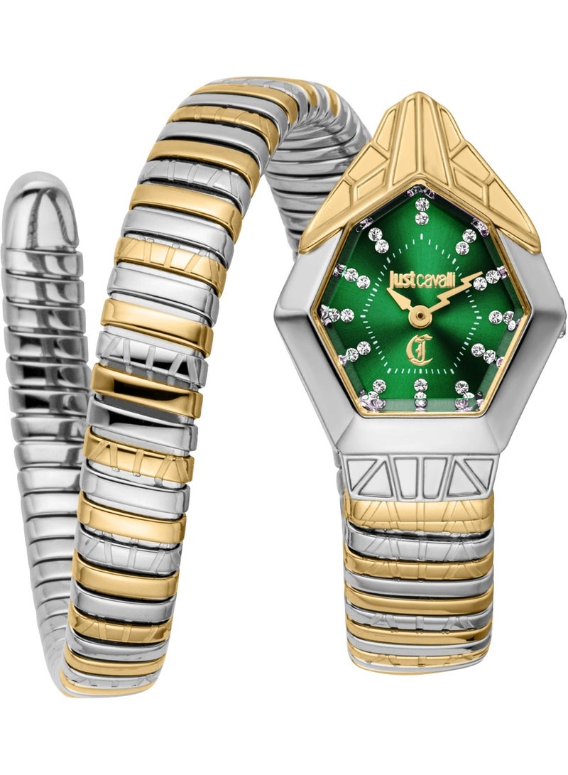 Just Cavalli Women's Signature Snake Quartz Watch - Image 1