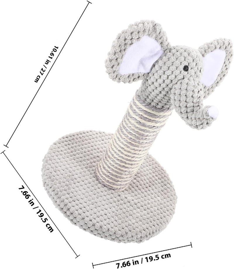 Cat Scratching Post and Climbing Tower Small Elephant Design Reusable Wear-Resistant Scratching Pole for Indoor Kittens Daily Use Pet Scratcher - Image 2