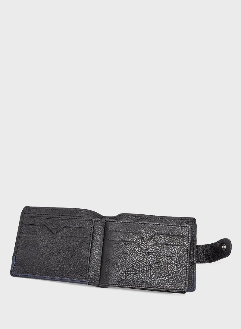 روبرت وود Genuine Leather Casual Bi-Fold Wallet