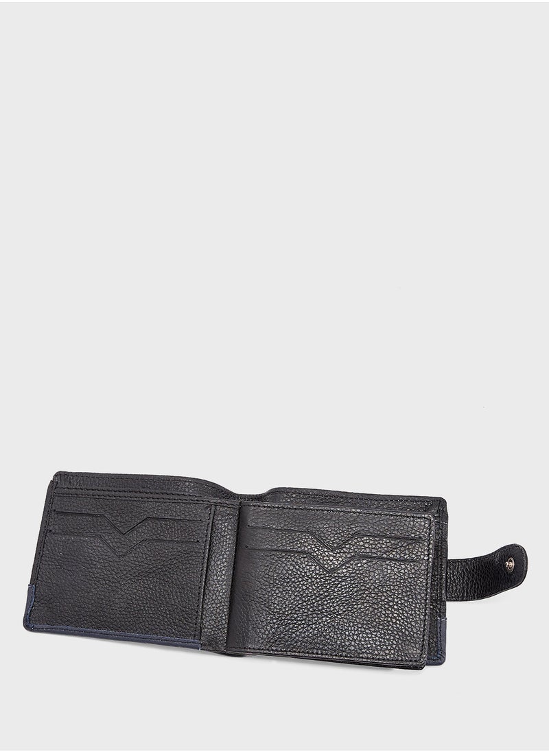 Robert Wood - Genuine Leather Casual Bi-Fold Wallet - Image 1