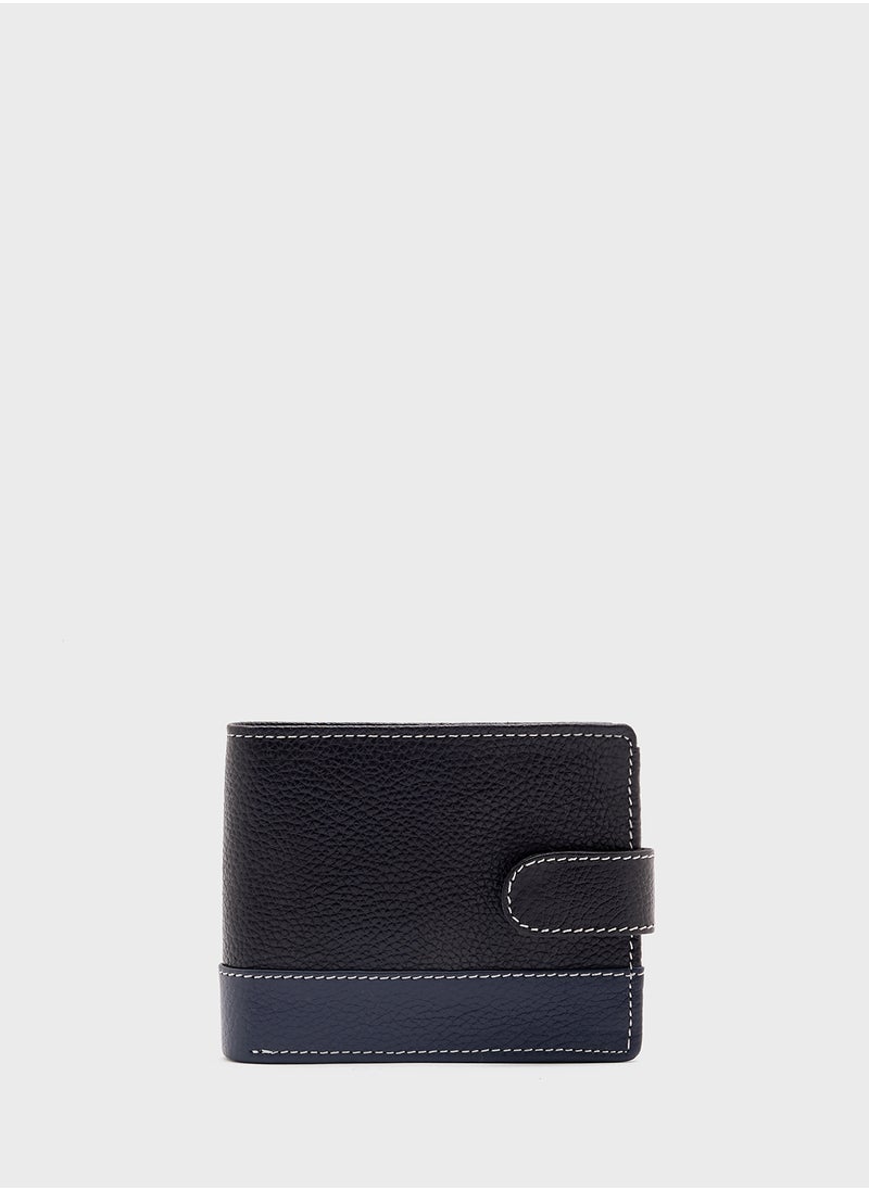 Robert Wood - Genuine Leather Casual Bi-Fold Wallet - Image 1