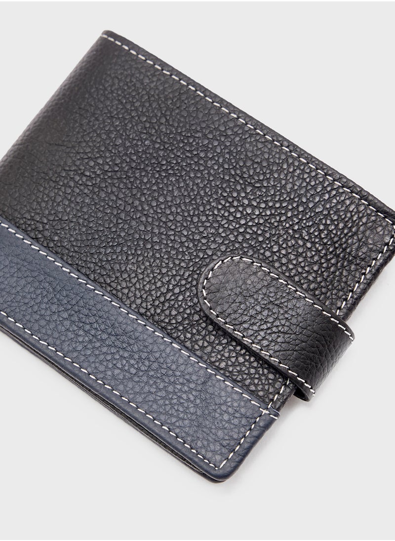 Robert Wood - Genuine Leather Casual Bi-Fold Wallet - Image 1