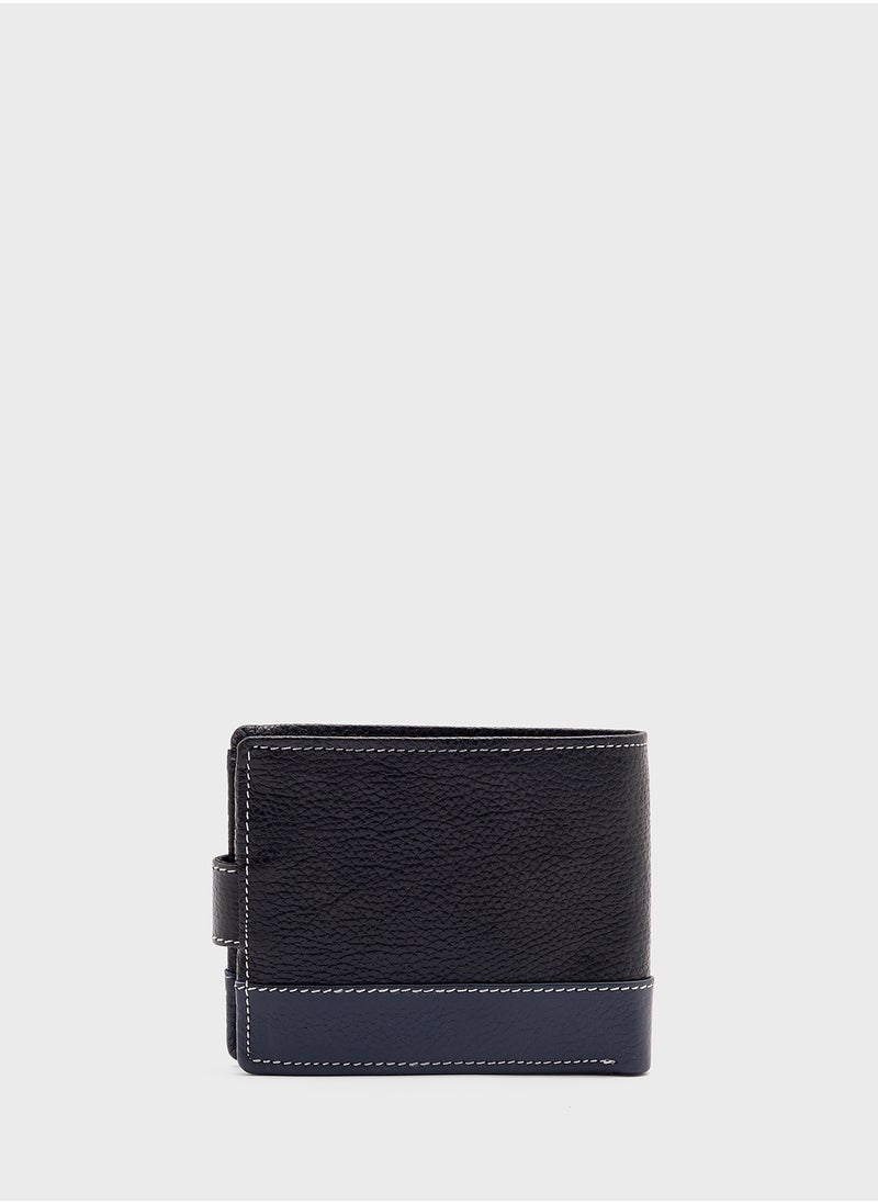 Robert Wood - Genuine Leather Casual Bi-Fold Wallet - Image 1