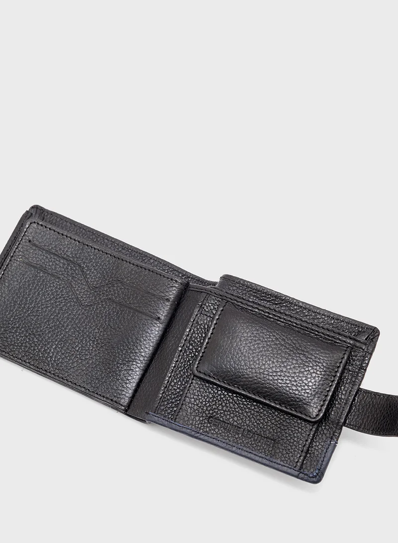 روبرت وود Genuine Leather Casual Bi-Fold Wallet