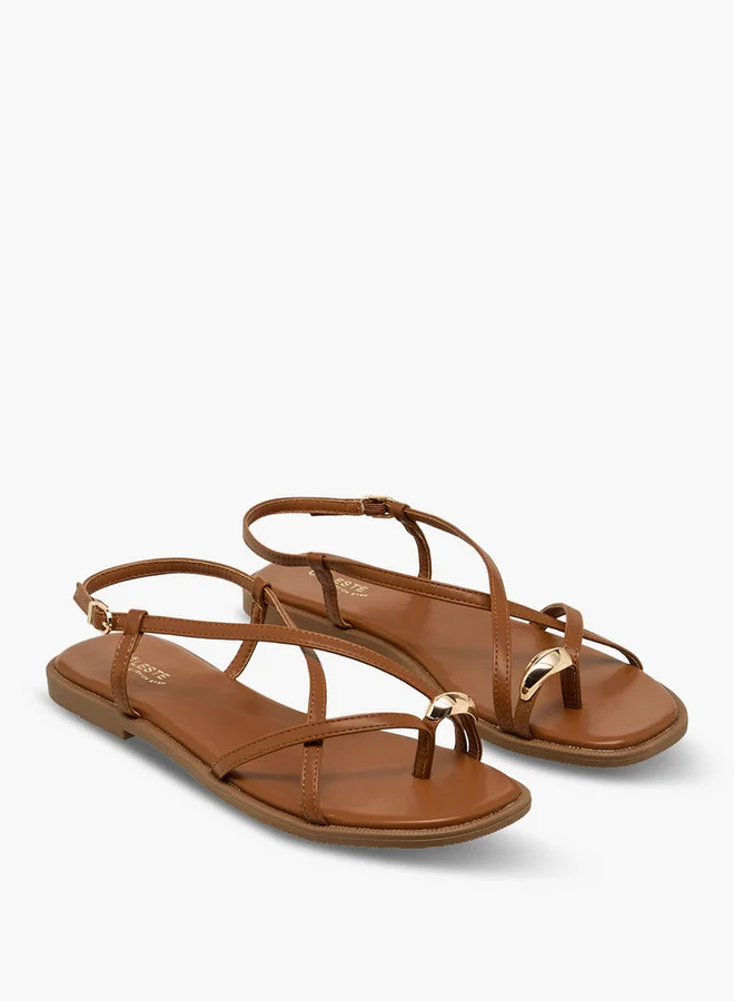 سيليست Women Cross Strap Flat Sandals