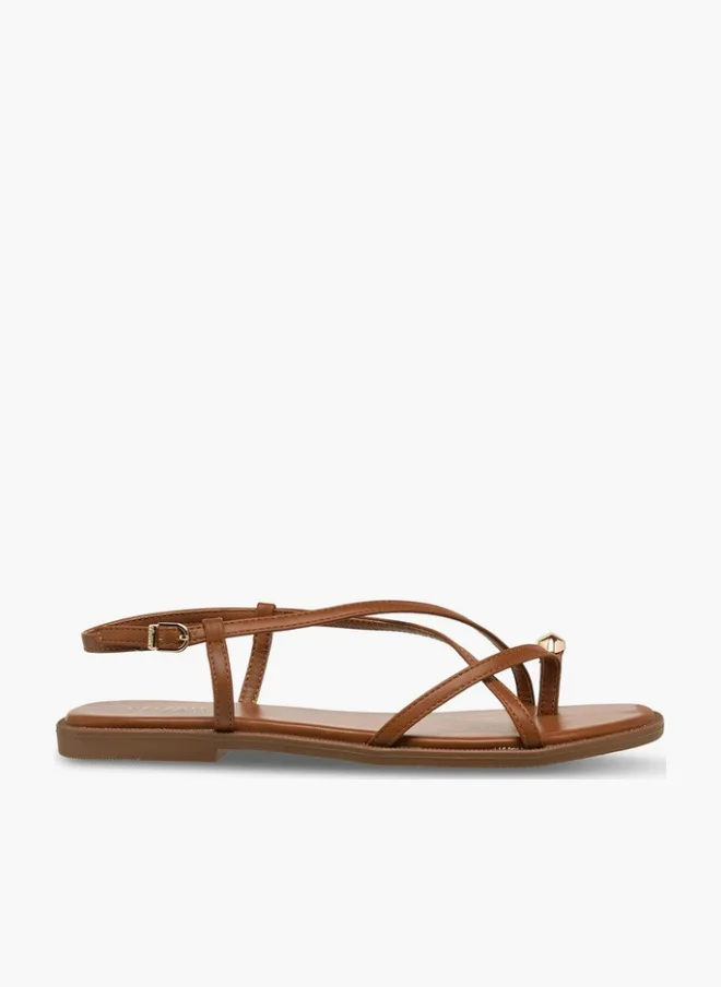 سيليست Women Cross Strap Flat Sandals
