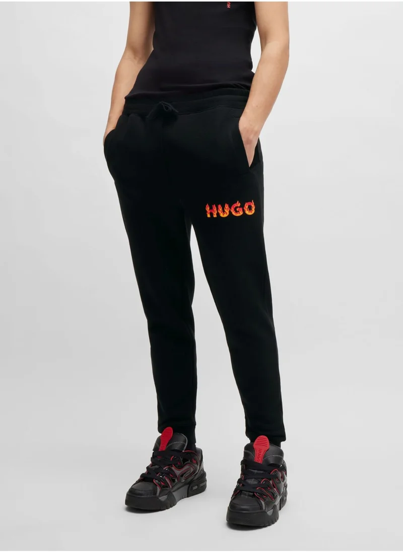 HUGO Logo Drawstring Sweatpants