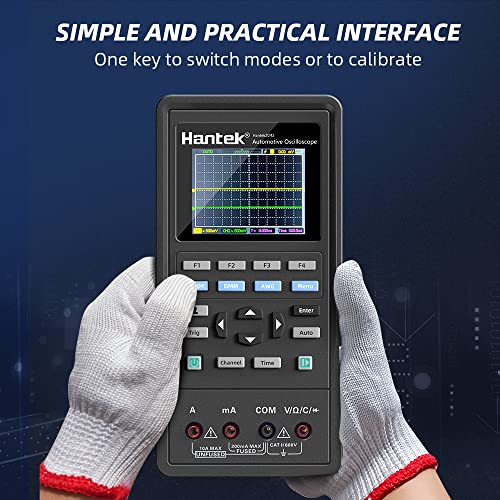 Hantek 2C42 Handheld Oscilloscope Multimeter 2 in 1 Multifunction Tester 2CH+DMM 40MHz Scope - Image 4