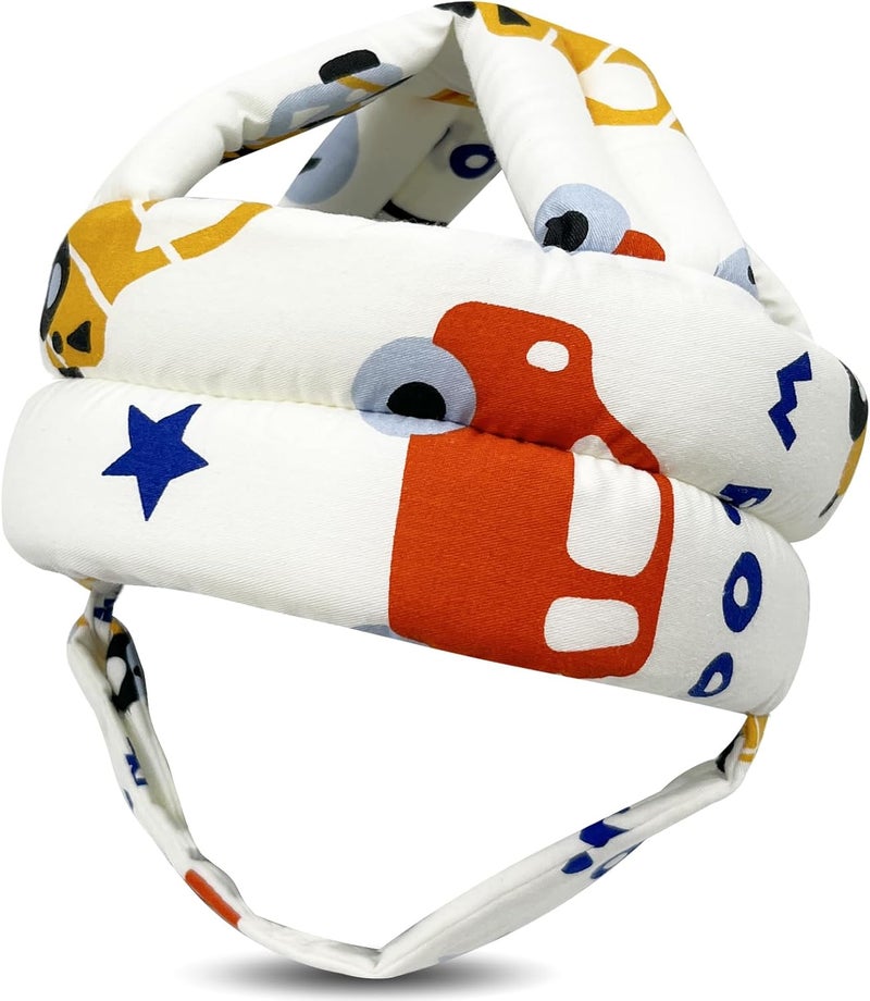 REFLYAWAY Baby Head Protector for Crawling Walking, Baby Helmet Adjustable No Bumps and Soft Cushion, Infant Safety Cap for Kid Learning to Walk - Image 1