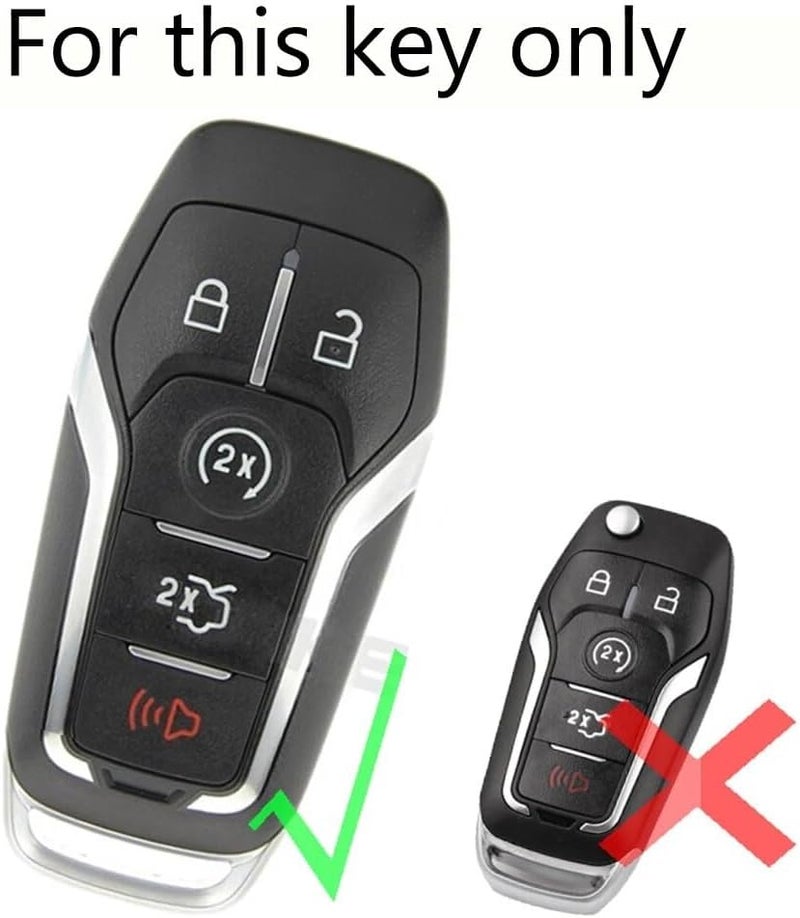 QASULER 5 Button Silicone Car Key Case Cover - Image 2