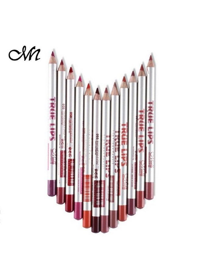 Me Now - True Lips Lip Liner Pencil Velvet Finish (Set Of 12) Multicolor - Image 1