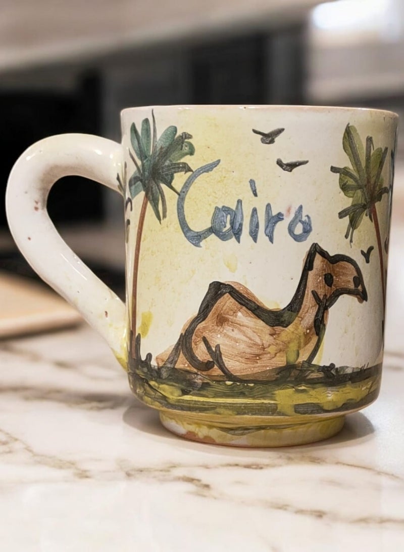 color zone pottery 200ml ceramic mug, microwave safe  - Image 1
