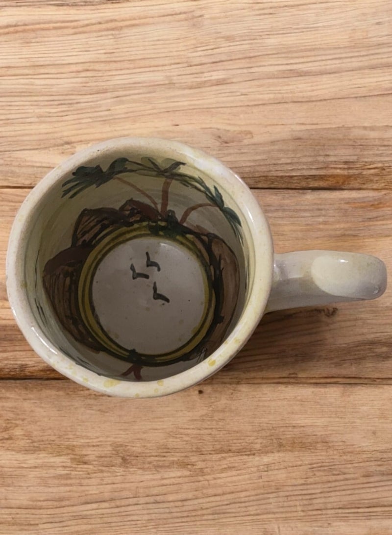 color zone pottery 200ml ceramic mug, microwave safe  - Image 3