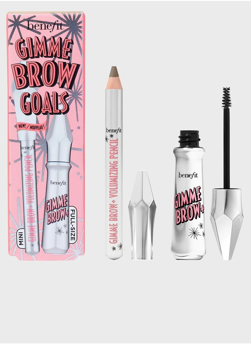 Benefit Cosmetics Gimme Brow Goals Shade 04 2022 Gb+ And Vp Set, Savings 28%