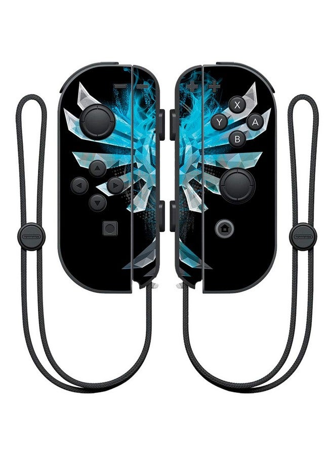 مايتي سكينز غلاف Mightyskins متوافق مع وحدة تحكم Nintendo Joy Con باللون الأزرق Reborn | غطاء ملتف واقٍ ومتين وفريد من نوعه من الفينيل | سهل التطبيق والإزالة وتغيير الأنماط | صنع في الولايات المتحدة الأمريكية - Image 1
