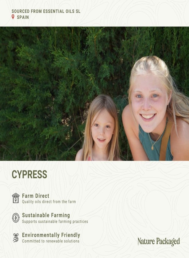 Nature Packaged Cypress Essential Oil - Direct from Essential Oils SL in Mediterranean Spain - Aceite de Ciprés for Diffuser, 100% Pure Therapeutic Grade - Aromatheraphy, Skincare - 15ml - Image 3