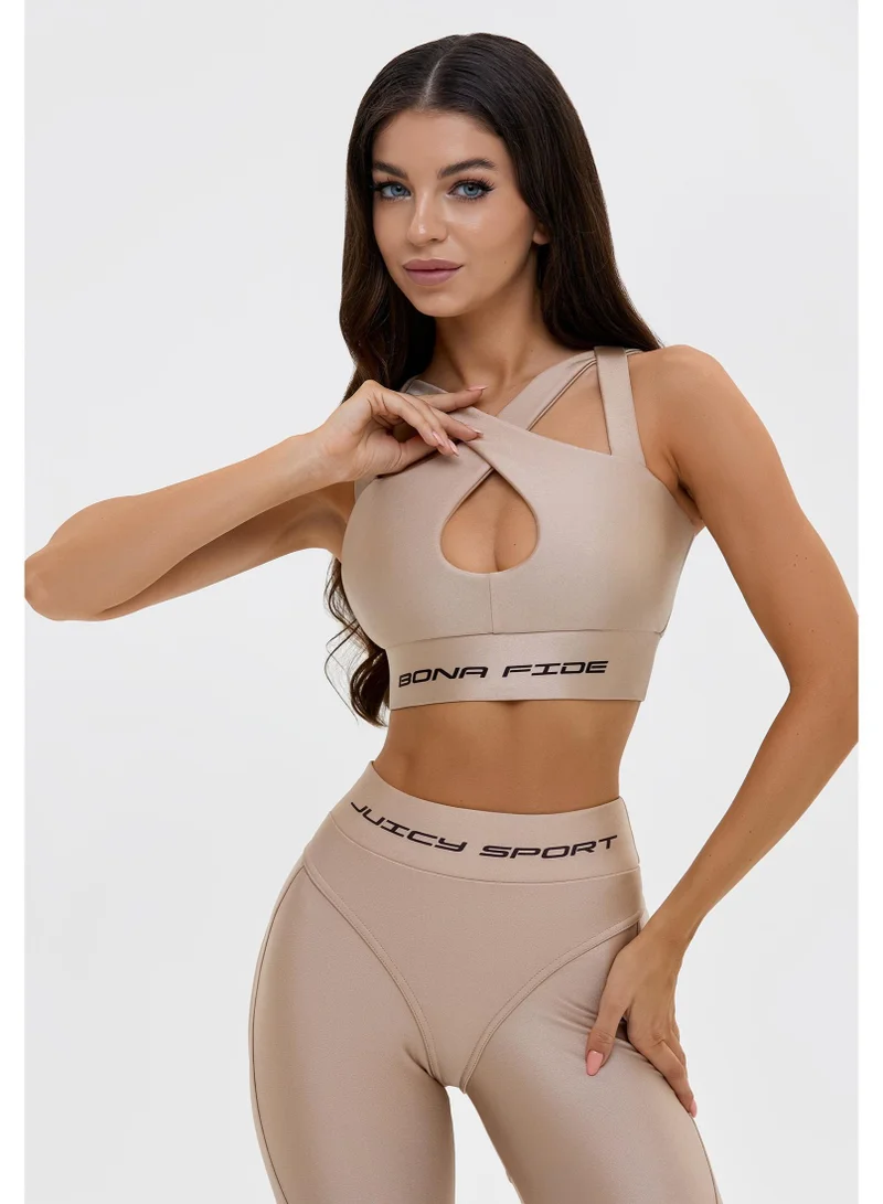 Bona Fide Heart CrushTop Juicy Nude Heart CrushTop Juicy Sports Bra for Women for Women | Best Price UAE