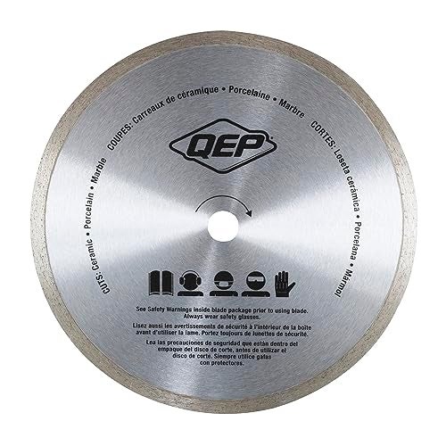 QEP 8" Continuous Rim Diamond Blade - For Wet Cutting of Ceramic Tile - Image 2