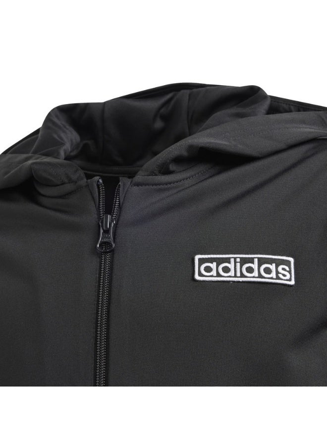 Adidas adidas FZ HOODIE Black Originals Kids SWEATSHIRTS  - Image 4