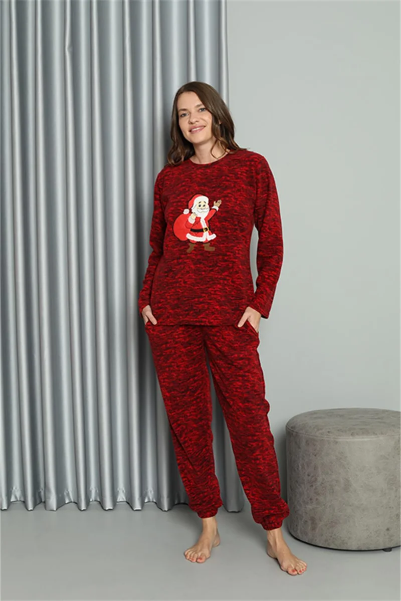 Akbeniz Welsoft Women's Polar Lover Combination Pajama Set 50125 Price is for One Set