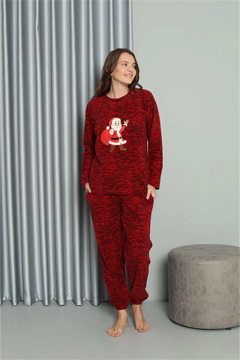 Akbeniz Welsoft Women's Polar Lover Combination Pajama Set 50125 Price is for One Set