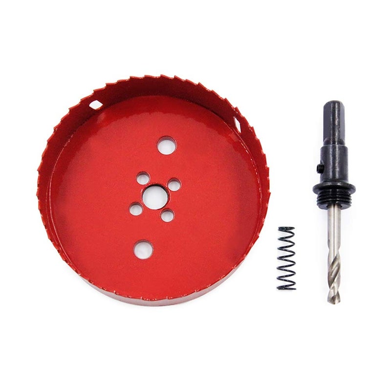 Laiwei 120mm Hole Saw, Hole Cutter, Drilling Tool for Drilling Wood,Aluminum Profile,PVC and Other Materials,Round Knife (4-3/4"(120mm)) - Image 2