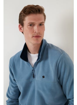 Buratti Slim Fit Anti-Pilling Non-Pilling Bato Collar Winter Raised Polar Fleece Men's POLAR 5906001  - Image 1