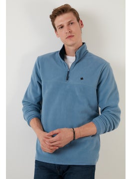 Buratti Slim Fit Anti-Pilling Non-Pilling Bato Collar Winter Raised Polar Fleece Men's POLAR 5906001  - Image 5