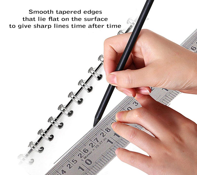 Tia Crafts 24 inch, 60 cm Stainless Steel Ruler Scale Long double Side Measuring Tool for Architects, Engineers, College Students (24 inch, 60 cm, Stainless Steel) - Image 3