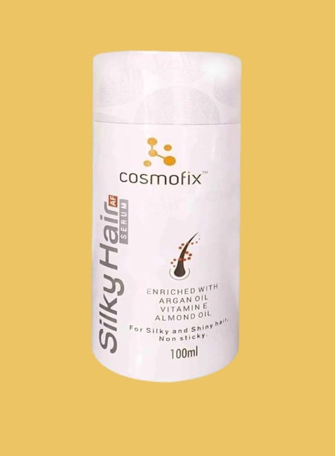 Cosmofix سيروم كوزموفيكس للشعر الحريري، تركيبة ناعمة كالحرير، فيتامين هـ لشعر ناعم ولامع، غير لزج 100 مل (عبوة واحدة) - Image 4