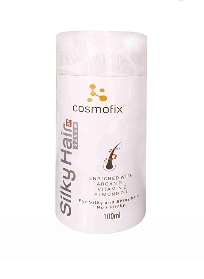 Cosmofix سيروم كوزموفيكس للشعر الحريري، تركيبة ناعمة كالحرير، فيتامين هـ لشعر ناعم ولامع، غير لزج 100 مل (عبوة واحدة) - Image 1