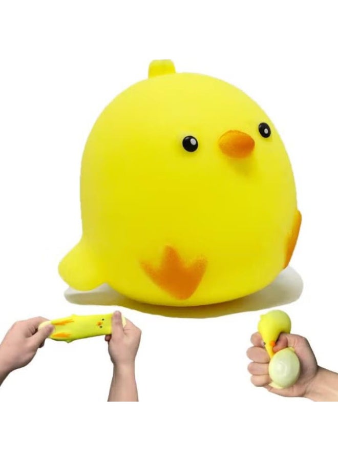 كرات الضغط على شكل دجاج من AiSiXin ألعاب إسفنجية لحفلات الأطفال، كرة العجين، ألعاب الضغط للبالغين، ألعاب حسية مضحكة لحيوانات المزرعة اللطيفة للتوحد