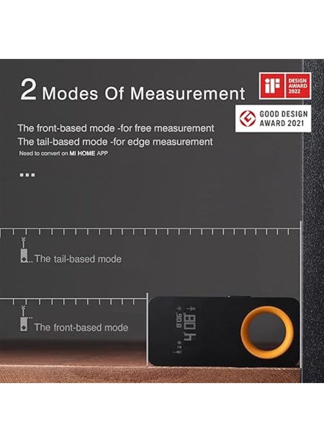 HOTO iRing Laser Tape Measure with Bluetooth, 98ft Digital Tape Measure, ±1/16-inch Accuracy, 2 Modes of The Measurement, Switchable Units M/Ft, Type-C Charging - Image 4