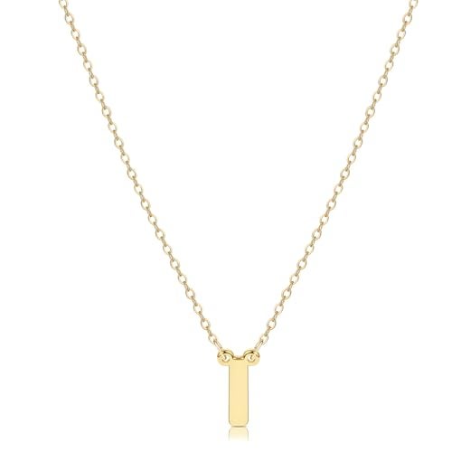 MIDEEO Initial Necklaces for Women, Dainty Letter Necklace Personalized Tiny Initial Pendant Necklace Monogram Cute Letter Name Choker Necklaces Christmas Gift - Image 1