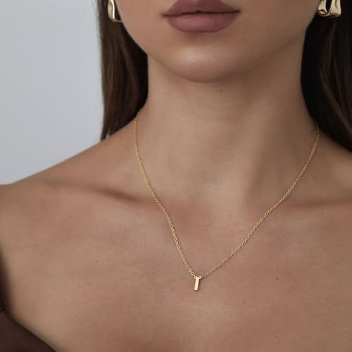 MIDEEO Initial Necklaces for Women, Dainty Letter Necklace Personalized Tiny Initial Pendant Necklace Monogram Cute Letter Name Choker Necklaces Christmas Gift - Image 2